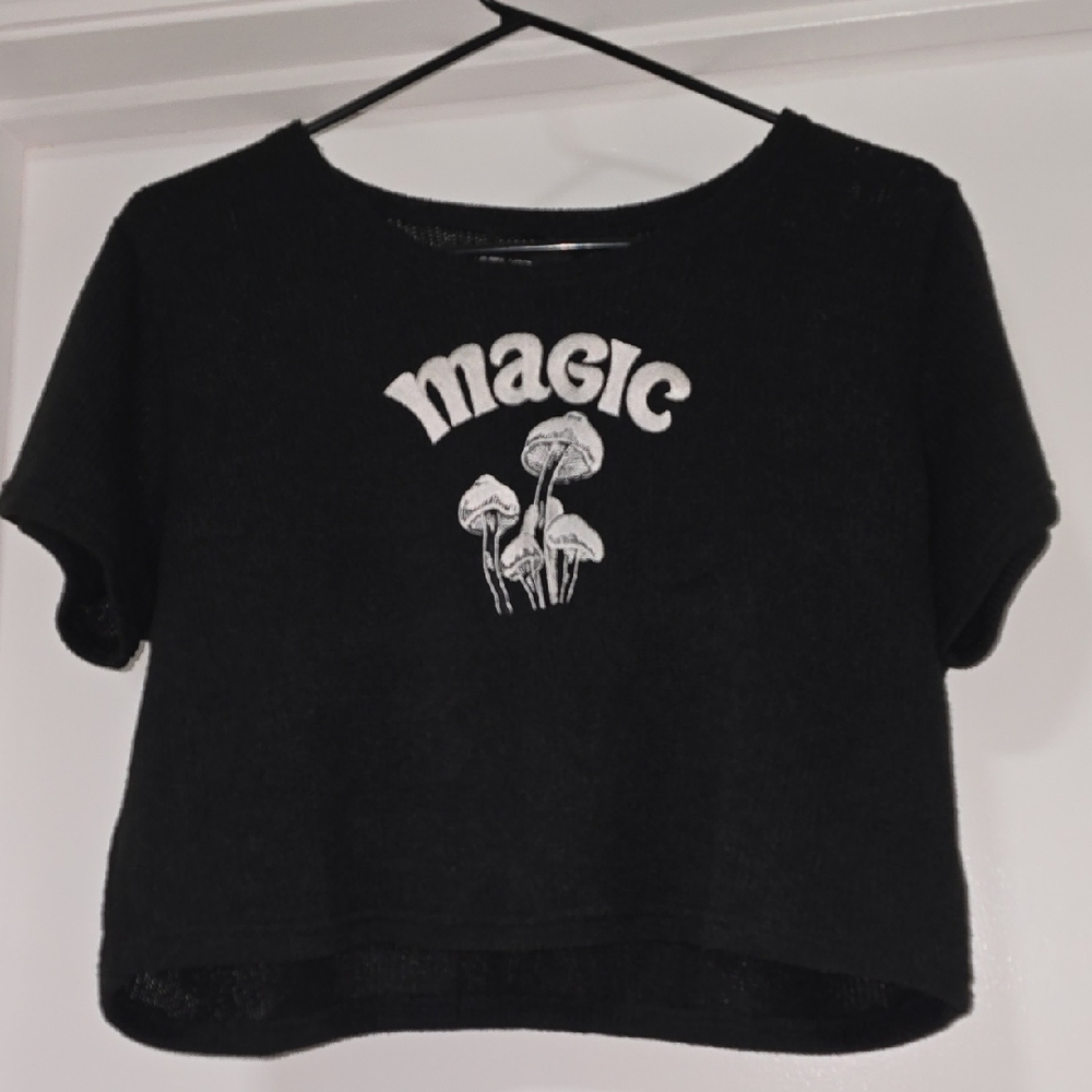 Disturbia Magic Knit Crop Top US10/UK14